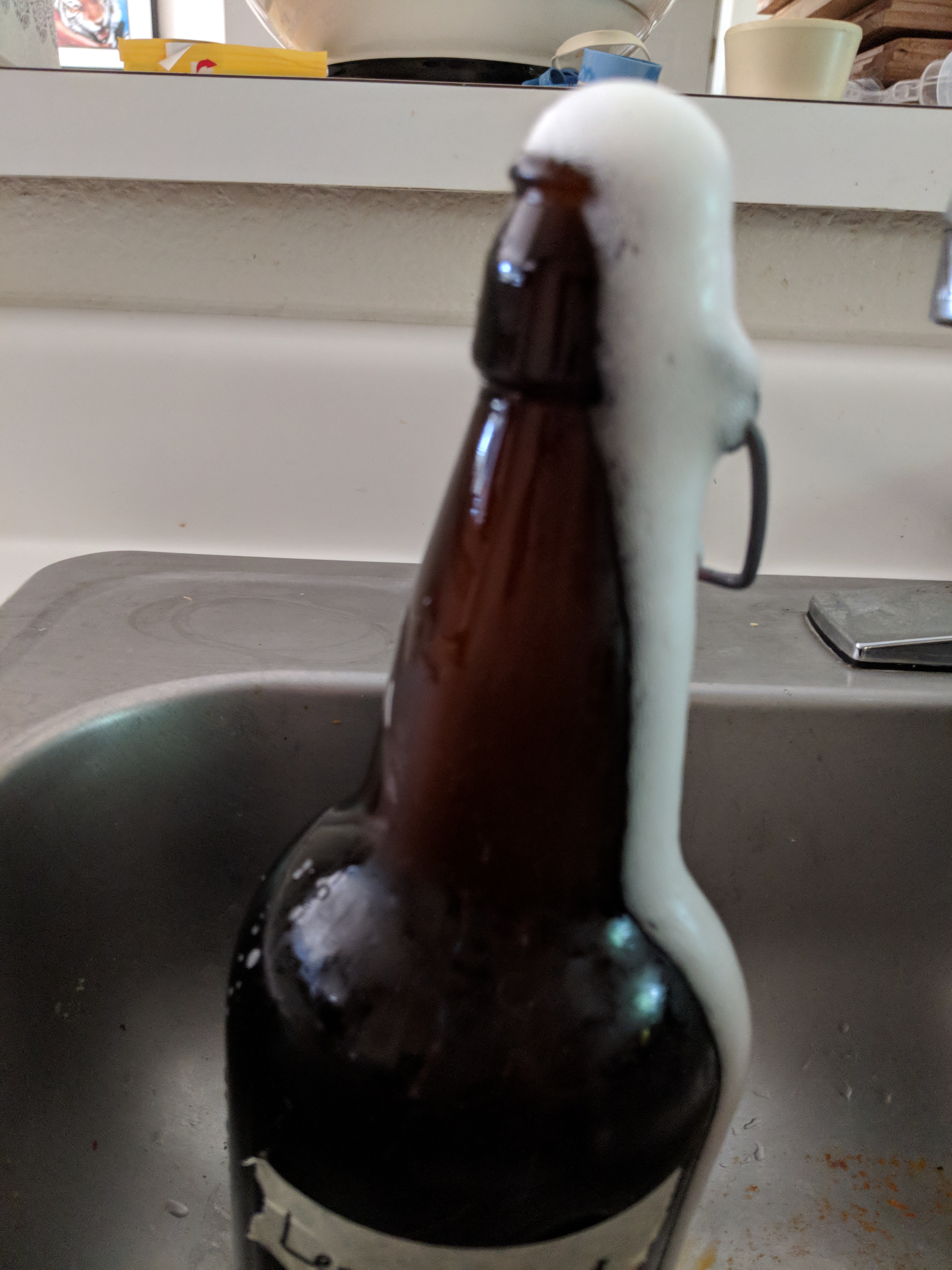 My first over carbonated bottle